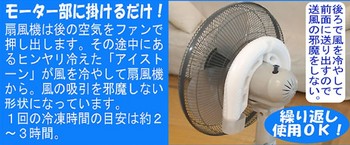 熱中対　　　節電策扇風機